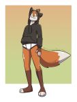  anthro black_clothing black_hoodie black_topwear briefs canid canine cervid chanderdeerfox clothing drawyourfursona fox hi_res hoodie hoodie_meme hybrid male mammal meme meme_clothing solo standing topwear underwear white_clothing white_underwear 