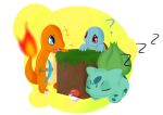  absurd_res bulbasaur charmander female group hi_res logo male minecraft nintendo pickaxe pok&eacute;ball pok&eacute;mon pok&eacute;mon_(species) quentinmimikyu squirtle video_games 