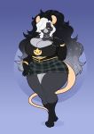  absurd_res anthro big_breasts bottomwear breasts choker cleavage clothed clothing female hand_on_hip hi_res huge_breasts jewelry mammal miniskirt mouse murid murine nastypasty necklace rodent skirt solo thick_thighs wide_hips 