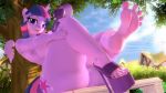  16:9 3d_(artwork) 4k absurd_res anthro big_butt bodily_fluids butt clothing digital_media_(artwork) equid feet female foot_fetish footwear friendship_is_magic hasbro hi_res high_heels horn licking mammal my_little_pony shoes snuddy solo source_filmmaker sweat thick_thighs tongue tongue_out twilight_sparkle_(mlp) wide_hips widescreen winged_unicorn wings 