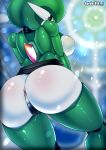  &lt;3 2020 absurd_res anus ashraely big_breasts blush bodily_fluids breasts butt butt_pose clothing curvy_figure digital_media_(artwork) female gardev01r_(ashraely) gardevoir genital_fluids genitals hi_res humanoid looking_at_viewer machine nintendo not_furry open_mouth pok&eacute;mon pok&eacute;mon_(species) pose pussy red_eyes robot simple_background smile solo thick_thighs video_games voluptuous white_background wide_hips 