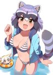  animal_ears common_raccoon kemono_friends ngetyan tagme 