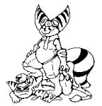  black_and_white duo ears_down ears_up female geckomania lombax mammal monochrome on_top on_top_of pivoted_ears ratchet_and_clank rift_apart_lombax sony_corporation sony_interactive_entertainment striped_tail stripes video_games 