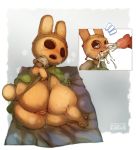  animal_crossing anthro big_breasts big_butt blush bodily_fluids breasts butt clitoris clothed clothing coco_(animal_crossing) cum cum_in_eye cum_in_mouth cum_inside cum_on_face cumshot dress ejaculation empty_eyes english_text excessive_cum female female_focus front_view genital_fluids genitals hi_res huge_butt huge_hips huge_thighs ineffective_clothing lagomorph leporid looking_at_viewer lying male male/female mammal nintendo on_blanket on_side open_mouth orgasm panties panty_pull partially_clothed pawpads presenting presenting_pussy pussy pussy_juice pussy_juice_drip pwcsponson rabbit short_stack signature simple_background solo_focus sweat text thick_thighs underwear video_games wide_hips 