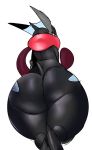  ambiguous_gender amphibian anthro big_butt butt frog glistening glistening_butt greninja hi_res huge_butt nintendo pok&eacute;mon pok&eacute;mon_(species) shiny_pok&eacute;mon solo thick_thighs tongue uromatsu video_games wide_hips 