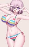  asamura_hiori bikini fate/grand_order mash_kyrielight megane swimsuits underboob 