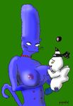  cat_marge chao crossover marge_simpson oro-chan sega sonic_team the_simpsons 