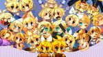  6+boys 6+girls alternate_costume bad_id bad_pixiv_id bikini blonde_hair blue_eyes blue_one-piece_swimsuit blush bow brown_hair drinking drinking_straw grid_teeth hair_bow hair_ornament hairclip handheld_game_console headphones highres holding holding_handheld_game_console kagamine_len kagamine_len_(append) kagamine_len_(bad_boy) kagamine_len_(phoenix_moon) kagamine_len_(receiver) kagamine_len_(starmine) kagamine_len_(student_council_officer) kagamine_len_(stylish_energy) kagamine_len_(swimwear) kagamine_len_(yukata_style) kagamine_rin kagamine_rin_(ame) kagamine_rin_(append) kagamine_rin_(apprentice_magician) kagamine_rin_(melancholy) kagamine_rin_(sakura_moon) kagamine_rin_(school_swimwear) kagamine_rin_(striped_bikini) kagamine_rin_(stylish_energy) kagamine_rin_(trad_school) kagamine_rin_(transmitter) kagamine_rin_(yukata_style) mask matching_outfits mouth_mask multiple_boys multiple_girls multiple_persona official_art official_wallpaper one-piece_swimsuit one_eye_closed orange_shirt parallel_hairclips project_diva_(series) project_diva_f_2nd projecttiger school_swimsuit school_uniform shirt siblings striped_bikini striped_clothes swimsuit towel towel_around_neck twins vocaloid white_bow white_gakuran 