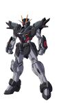  absurdres commentary commission full_body gundam gundam_seed gundam_seed_c.e._73:_stargazer gundam_seed_freedom highres ibuki_sakura_(sgw_v07) mecha mecha_focus mobile_suit no_humans rising_freedom_gundam robot science_fiction simple_background skeb_commission solo standing strike_noir v-fin white_background yellow_eyes 