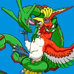  animated dragon_soul_e ho-oh pokemon rayquaza 