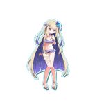 1girl amanogawa_shiina anklet aquarius_(constellation) bare_shoulders bead_anklet beads bikini blonde_hair blue_flower blue_outline blush bow capricorn_(constellation) choker closed_mouth collarbone colored_inner_hair constellation diamond_(shape) drop_shadow flower frilled_bikini frilled_choker frills full_body goeleu hair_flower hair_ornament hand_on_own_chest hibiscus jewelry leg_wrap long_hair long_sidelocks merchandise_available midriff multicolored_hair navel off-shoulder_bikini off_shoulder official_art outline pendant phase_connect pisces_(constellation) purple_bikini purple_bow purple_choker purple_eyes purple_hair purple_wrist_cuffs sagittarius_(constellation) sandals scissors_hair_ornament scorpius_(constellation) second-party_source sidelocks simple_background solo starry_hair swimsuit taurus_(constellation) twintails very_long_hair virtual_youtuber white_background wrist_cuffs 