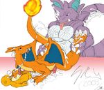  2003 all_fours anal anal_penetration charizard charmander cum cum_in_ass cum_in_mouth cum_inside cum_on_face cum_string cumshot doggystyle erection fellatio fire from_behind gay group group_sex hands-free male messy nidoking nintendo oral oral_sex orange_body orgasm penetration penis pok&#233;mon pokemon sex size_difference skycroc threesome tongue tongue_out video_games 