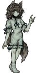  1girl :3 animal_ears bad_source blush breasts bright_pupils brown_eyes brown_hair brown_tail closed_mouth fox_ears fox_girl fox_shadow_puppet fox_tail full_body green_ribbon hair_between_eyes hair_intakes hand_up heel_up highres kudamaki_tsukasa looking_at_viewer medium_hair muted_colors ribbon romper simple_background sleeve_ribbon small_breasts smile socks solo standing tail touhou transparent_background umbrie white_pupils white_romper white_socks 