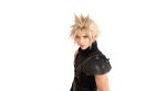  1boy 3d armor belt black_shirt blonde_hair blue_eyes brown_belt closed_mouth cloud_strife earrings final_fantasy final_fantasy_vii final_fantasy_vii_remake final_fantasy_vii_revelation gloves hair_between_eyes highres jewelry looking_at_viewer male_focus official_art parted_bangs pauldrons portrait ribbed_shirt shirt short_hair shoulder_armor single_bare_shoulder single_earring single_pauldron sleeveless sleeveless_turtleneck solo spiked_hair stud_earrings suspenders transparent_background turtleneck upper_body white_background 