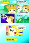  brother_and_sister comic curby cute dialog english_text female fur hamster hamtaro hamtaro_(series) male mammal open_mouth orange_fur outside ribbons rodent sandy sandy_(hamtaro) sibling sister stan stan_(hamtaro) striped_fur stripes tears text twins 