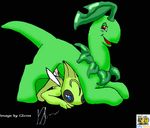  bayleef celebi glenn pokemon surfing_charizard 