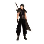  1boy 3d aqua_eyes armor baggy_pants belt black_boots black_hair black_pants black_shirt boots brown_belt brown_gloves buster_sword clenched_hands cross_scar final_fantasy final_fantasy_vii final_fantasy_vii_remake final_fantasy_vii_revelation full_body gloves hair_slicked_back highres light_smile looking_to_the_side male_focus medium_hair multiple_belts official_art pants pauldrons ribbed_shirt scar scar_on_cheek scar_on_face shirt shoulder_armor sideburns sleeveless sleeveless_turtleneck solo standing suspenders sword sword_on_back transparent_background turtleneck weapon weapon_on_back white_background zack_fair 