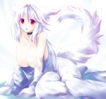  &lt;3 absurd_res animal_humanoid areola arm_support bed bed_sheet bedding big_breasts biped blush breasts canid canid_humanoid canine canine_humanoid collar collar_only eyelashes female fluffy fluffy_tail fox_humanoid fur furniture glistening glistening_body glistening_breasts glistening_eyes glistening_skin hair hanging_breasts hi_res huge_breasts humanoid inner_ear_fluff light_skin long_hair looking_at_viewer mammal mammal_humanoid monotone_body monotone_fur monotone_hair nipples nude on_bed open_mouth pink_areola pink_nipples pinup pose pupils red_eyes sitting slit_pupils solo tenna1869 tuft under_covers white_body white_fur white_hair 