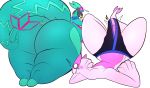  2020 absurd_res alpha_channel ambiguous_gender anthro big_butt big_penis blush bulge butt clothed clothing duo empty_eyes erection erection_under_clothing fan_character femboi_lugia_(lightningfire12) flygon front_view genitals green_body headgear hi_res huge_butt huge_thighs legendary_pok&eacute;mon len_(focus) lightningfire12 looking_at_another lugia lying male male/ambiguous male_(lore) multicolored_body nintendo nude on_back on_front penis pink_body pok&eacute;mon pok&eacute;mon_(species) rear_view shiny_pok&eacute;mon simple_background sparkles thick_thighs topless transparent_background two_tone_body underwear video_games white_body 