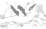  2020 abdominal_bulge andromorph andromorph/male anthro anthro_on_feral bestiality big_dom_small_sub big_penis black_and_white feral genitals hi_res huge_penetration intersex intersex/male interspecies kinktober larger_feral larger_male legendary_pok&eacute;mon looking_pleasured lugia lutrine macro male mammal moblie moblie_(character) monochrome mustelid nintendo penetration penis pok&eacute;mon pok&eacute;mon_(species) pok&eacute;philia pussy sea seaside size_difference skeleton_markings sketch smaller_andromorph smaller_anthro smaller_intersex tongue tongue_out vaginal vaginal_penetration video_games water 