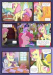  absurd_res age_difference brother brother_and_sister cake chimera comic dialogue discord_(mlp) draconequus dragon english_text equid equine female feral fluttershy_(mlp) food friendship_is_magic group hasbro hi_res horn male mammal mustachedbain my_little_pony older_female pegasus pinkie_pie_(mlp) sibling sister text twilight_sparkle_(mlp) unicorn wings young zephyr_breeze_(mlp) 