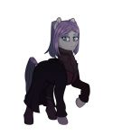  alpha_channel earth_pony equid equine ergo_proxy female feral friendship_is_magic fur green_eyes grey_body grey_fur hair horse long_hair longcoat makeup mammal mane maud_pie_(mlp) my_little_pony necktie ponification pony purple_mane re-l_mayer silverst simple_background solo transparent_background 