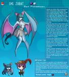  bat_wings blue_background breasts clothed clothing duo english_text female hi_res human humanoid kinkymation mammal membrane_(anatomy) membranous_wings nintendo pok&eacute;mon pok&eacute;mon_(species) pok&eacute;mon_humanoid pok&eacute;morph simple_background text video_games wings zubat 