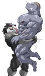  2020 3:5 abs absurd_res anal anal_penetration anthro anthro_on_anthro anthrofied barazoku big_muscles bodily_fluids carrying clenched_teeth duo hand_on_butt hi_res machoke maldu male male/male male_penetrated male_penetrating male_penetrating_male muscular muscular_anthro muscular_male nintendo nipples nude obstagoon open_mouth pecs penetration pok&eacute;mon pok&eacute;mon_(species) quads sex simple_background stand_and_carry_position standing standing_sex sweat teeth tongue tongue_out video_games white_background wrestling 