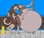  air_tank aleu anthro anthrofied balls balto balto_(film) belly belly_inflation big_belly canid canine canis detailed_background domestic_dog duo female fur gadonstriom genitals grey_body grey_fur hand_on_stomach hands_on_belly husky hybrid hyper hyper_belly incest_(lore) inflation inner_ear_fluff knot light_grey_fur looking_pleasured male male/female mammal multicolored_body multicolored_fur nordic_sled_dog penetration penis rana_(artist) recolor spitz tuft two_tone_body two_tone_fur wolf 