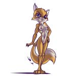  2018 anthro bassybefuddle blue_eyes breasts canid canine clitoris countershade_face countershade_tail countershade_torso countershading digital_media_(artwork) eyelashes eyeshadow eyewear female fox fur genitals glasses hands_on_hips looking_at_viewer lt._fox_vixen makeup mammal multicolored_body multicolored_fur navel nipples orange_body orange_fur pussy simple_background smile solo squirrel_and_hedgehog standing two_tone_body two_tone_fur white_background white_body white_fur 