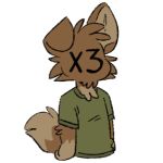  1:1 alpha_channel canid canine canis clothing domestic_dog faceless_character green_clothing green_shirt green_topwear male mammal matt_riskely multiplier number shirt solo t-shirt tinydeerguy topwear x3 