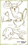  artist_name bandage blush comic dewlap_(anatomy) dialogue dipstick_ears disney english_text female feral feralized fur hi_res judy_hopps lagomorph leporid mammal mouth_closed multicolored_ears open_mouth pain qalcove rabbit simple_background speech_bubble text zootopia 