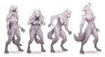  2020 abs animal_humanoid anthro breasts canid canid_humanoid digitigrade eyes_closed female fur fur_growth genitals growth hair humanoid humanoid_to_anthro mammal mammal_humanoid nipples nude open_mouth pinklepickle pussy sequence smile solo standing transformation 
