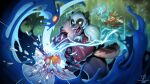 battle canid canine canis fantasy felid feline fight hi_res lynx mammal slime warrior wolf
