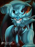 absurd_res doctor_awesome duel_monster egyptian fist flaccid genitals grin grinning_at_viewer hi_res looking_at_viewer male obelisk_the_tormentor penis raised_fist raised_hand smile smiling_at_viewer toony yu-gi-oh! yu-gi-oh!_duel_monsters yu-gi-oh_card