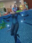 3:4 3d_(artwork) absurd_res accident accidental_exposure anthro bikini bikini_bottom bikini_top changeling_(mlp) clothing digital_media_(artwork) dragonfly_(jacob_lhh3) embarrassed equid equine erection erection_under_clothing female friendship_is_magic genitals glowing glowing_genitalia glowing_nipples glowing_vulva group hasbro hi_res horn jacob_lhh3 male mammal mostly_submerged my_little_pony mythological_creature mythological_equine mythology nipples pegasus public public_pool sudden_nudity swimming_pool swimwear tattoo two-piece_swimsuit underwater unicorn vulva wardrobe_malfunction water wings