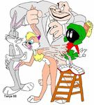  bugs_bunny lola_bunny looney_tunes marvin_the_martian space_jam the_crusher 