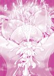  1girl breasts chain chained collar cum cum_in_pussy cum_overflow elf female_ejaculation female_orgasm female_pubic_hair head_back heart highres lactation large_areolae large_breasts long_hair lutia_(sika) monochrome nipple_piercing nipple_rings nipples non-web_source nude orgasm original piercing pink_background pointy_ears pregnant projectile_lactation pubic_hair pubic_tattoo pussy_juice ring_piercing sika_(kakakaka) slave spoken_heart spread_legs sweat tattoo thighhighs tongue tongue_out 