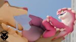 16:9 anthro balls big_balls big_penis bodily_fluids canid canine canis conrad_(drag'n_wash) cum cum_in_mouth cum_inside dorgthewarg drag'n_wash dragon duo excessive_cum excessive_genital_fluids gator_dragon_games genital_fluids genitals hi_res huge_balls huge_penis hyper hyper_balls hyper_cum hyper_genitalia hyper_penis macro male male/male mammal mythological_creature mythological_scalie mythology oral oversized_oral penis scalie small_but_hung widescreen wolf