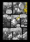 absurd_res antennae_(anatomy) anthro anus arthropod ass_up balls bee bent_down bent_over big_butt black_and_white bottomless bottomless_anthro bottomless_male butt canid canine canis car carrying_another clothed clothed_male clothing comic crook dalmatian dialogue domestic_dog drunk english_text fart fart_cloud farting_male fully_clothed fully_clothed_male gas_mask genitals german_shepherd green_fart_cloud group harness harness_only hectar_(soomir) herding_dog hi_res hymenopteran insect male male_farting mammal mandibles mask monochrome pastoral_dog police police_car police_officer police_uniform police_vehicle profanity soomir street_lamp substance_intoxication text thief uniform vehicle