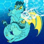 1:1 absurd_res aquatic aquatic_dragon ball_twitching balls big_balls bodily_fluids cum cum_in_water cumshot dragon ejaculation european_mythology genital_fluids genitals hi_res huge_balls male masturbation mythological_creature mythological_scalie mythology penis scalie sea tail tail_fetish tail_masturbation tail_play twitching underwater underwater_masturbation water western_dragon