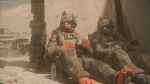 16:9 3d_(artwork) 4k absurd_res amber_eyes anthro armor ashwolfe ashwolfie blender_(artwork) bottle bottle_cap bulletproof_vest camera_flash camera_shake camera_view camo camo_clothing camo_jacket camo_print camo_topwear canid canine canis car_wreck cigarette cigarette_box cigarette_in_mouth cigarette_smoke cinematic cinematic_lighting city clothed clothing container detailed_background digital_media_(artwork) dirty dirty_clothing duo dust film_grain food fur gesture gun hair hand_gesture hat headgear headwear helmet hi_res holding_cigarette holding_object lore m249 male male_anthro mammal middle_finger military military_uniform mountain object_in_mouth operator outside patrol pattern_clothing pattern_topwear photo photorealism plywood ranged_weapon realistic red_body red_fur rifle rifle_barrel rifle_scope rock sand sandstorm sandwich_(food) shirt smile smiling_at_viewer smoke soldier solo storm_(ashwolfie) tactical tactical_gear tactical_load_carring_vest tactical_pants tire topwear uniform urban wall_(structure) warrior warzone water water_bottle weapon wearing_helmet widescreen wolf