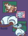 absurd_res ahegao anthro areola arm_warmers armwear big_breasts big_butt bodily_fluids bovid bovine breast_milking breast_shrinking breasts butt cattle charop_(nokamiwd) cleavage cleavage_overflow clothed clothing excessive_lactation female fingering fingering_self hi_res huge_breasts huge_butt hyper hyper_breasts kobold lactating lagomorph legwear leporid looking_pleasured machine maid_uniform mammal masturbation milk milking_machine nokamiwd non-mammal_breasts panties rabbit samson_(nokamiwd) scalie shortstack simple_background sloshing_breasts stockings thick_thighs underwear uniform wide_hips