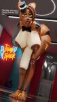 2026 3_toes 3d_(artwork) 9:16 animatronic anthro areola balls bear bent_over big_areola big_balls big_breasts big_penis black_bow_tie black_lips bow_tie breasts brown_areola brown_body brown_eyelids brown_eyes brown_glans brown_hair brown_nipples clothing colored_nails crossgender dark_areola dark_nipples dead_eye_(artist) dialogue digital_media_(artwork) dutch_angle erection eyelashes feet five_nights_at_freddy's five_nights_at_freddy's_2 full-length_portrait genitals glans glistening glistening_body gynomorph hair hand_on_knee hand_on_leg hand_on_own_knee hand_on_own_leg hat headgear headwear hi_res huge_balls huge_penis humanoid_genitalia humanoid_penis inside intersex lips looking_at_viewer machine mammal mismatched_genitalia mismatched_humanoid_penis mismatched_penis mtg_crossgender mti_crossgender nails neon nipples open_mouth penis pink_nails portrait reflective_floor robot robot_anthro scottgames short_hair solo standing talking_to_viewer teeth text thick_thighs toes top_hat toy_freddy_(fnaf) vein veiny_penis white_text