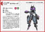 absurd_res animal_genitalia animal_penis antennae_(anatomy) anthro anthrofied arthropod arthropod_abdomen biped black_body blue_body border breasts claws compound_eyes digitigrade exoskeleton generation_9_pokemon genitals gynomorph gynomorph_anthro hi_res humanoid hydraulic information information_box insect intersex intersex_anthro joints lokix machine multicolored_body nikunigushii nintendo penis pokemon pokemon_(species) purple_eyes red_border robot robot_anthro robot_joints robot_legs solo stinger_penis text translated