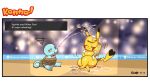  16:9 2020 ambiguous_gender anthro cosplay_pikachu_(character) duo english_text female hi_res joaoppereiraus kanna_(joaoppereiraus) nintendo pikachu pok&eacute;mon pok&eacute;mon_(species) squirtle text video_games water widescreen 