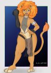  absurd_res afro anthro big_penis blue_eyes clothing ear_piercing fangs felid genitals girly gradient_background hi_res lion male mammal nan nan_nan_yakamoto original_character_do_not_steal pantherine penis piercing simple_background solo solo_focus thick_penis thick_thighs tongue tongue_out 