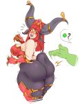  absurd_res alexstrasza animal_humanoid armor big_breasts big_butt blizzard_entertainment blush bodily_fluids breasts butt clothed clothing disembodied_hand dragon dragon_humanoid duo embarrassed female gauntlets gloves hair handwear hi_res horn huge_butt humanoid long_hair orc red_hair sharp_teeth side_boob solo_focus spanking sundown_(artist) surprise sweat teeth thick_thighs tight_clothing video_games warcraft wide_hips yellow_eyes 