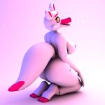  1:1 2020 3d_(artwork) canid canine digital_media_(artwork) female five_nights_at_freddy&#039;s fox funtime_foxy_(fnaf) funtime_foxy_(fnafsl) geometryboymejia hi_res machine mammal nipples nude robot sister_location solo video_games widescreen 