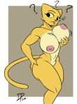  ? anthro bethesda_softworks big_breasts big_butt breasts butt dpronin felid female fur huge_breasts huge_butt katia_managan khajiit mammal nipples prequel solo standing the_elder_scrolls thick_thighs tongue tongue_out video_games webcomic yellow_body yellow_fur 
